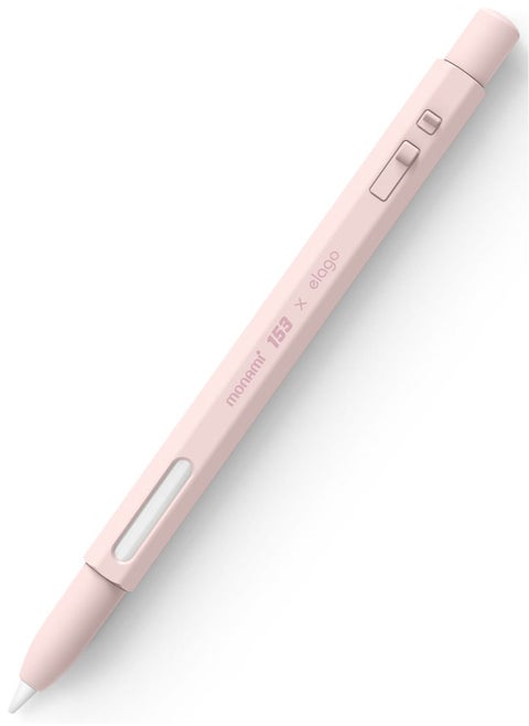 غطاء حافظة قلم Monami لقلم Apple الجيل الثاني، تصميم كلاسيكي، متوافق مع الشحن المغناطيسي والصنبور المزدوج - الفاوانيا