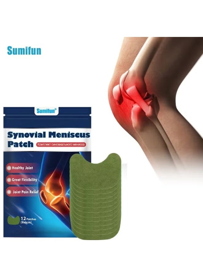 Sumifun Herbal Synovial Meniscus Patch for Knee Pain Relief – Joint Support Adhesive Patch for Arthritis, Swelling, Sports Recovery - Image 3