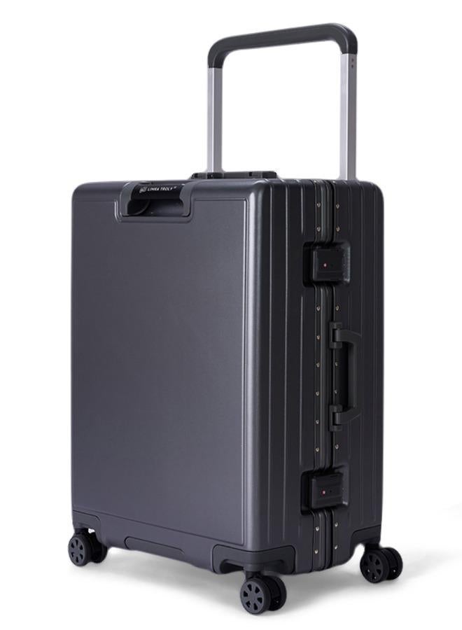 LIMRA travel bags from limra made of pc , consisting of two pieces , size 21"-25" inches, grey color - Image 4