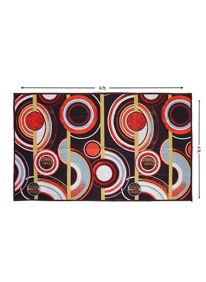 Status Contract - Taba Rug Multicolour with Anti Skid Backing, 121 X 182 Cm - Image 1