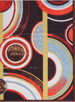 Status Contract Taba Rug Multicolour with Anti Skid Backing, 121 X 182 Cm  - Image 5