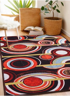 Status Contract Taba Rug Multicolour with Anti Skid Backing, 121 X 182 Cm  - Image 1