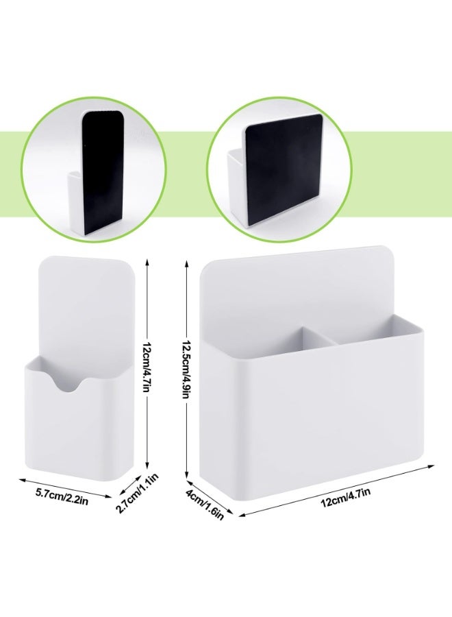 2-Pack Magnetic Pen Holders - Adjustable ABS Organizer with Full-Back Magnet for Whiteboard, Fridge, Lockers - Image 2