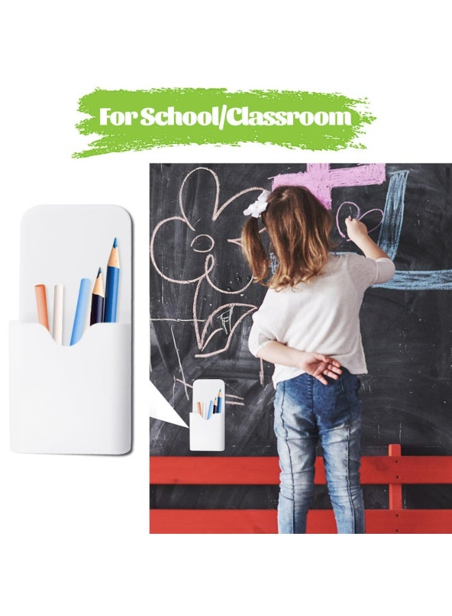 2-Pack Magnetic Pen Holders - Adjustable ABS Organizer with Full-Back Magnet for Whiteboard, Fridge, Lockers - Image 5
