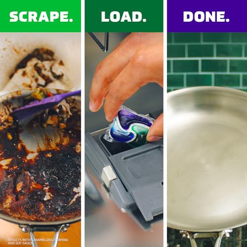 Cascade Platinum Plus Dishwasher Pod, Dish Detergent ActionPacs, Dishwasher Detergent, Fresh, 52 Count - Image 5