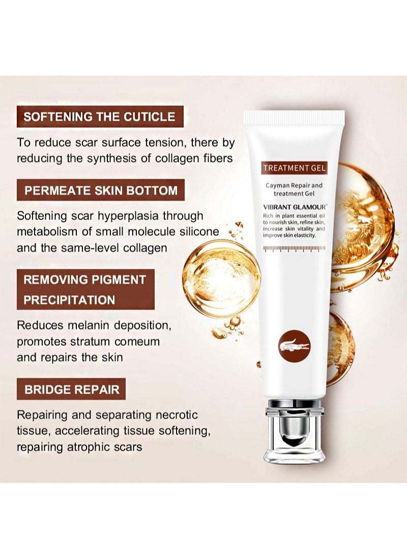 Vibrant Glamour - Crocodile Scar Repair Cream, herbal plant extracts repair scars, activate cell vitality, and restore skin to a youthful state from the inside out, 20g - Image 1