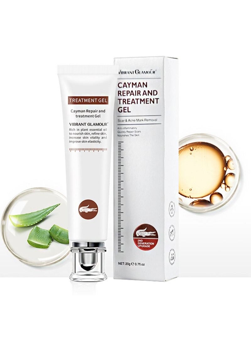 Vibrant Glamour - Crocodile Scar Repair Cream, herbal plant extracts repair scars, activate cell vitality, and restore skin to a youthful state from the inside out, 20g - Image 1