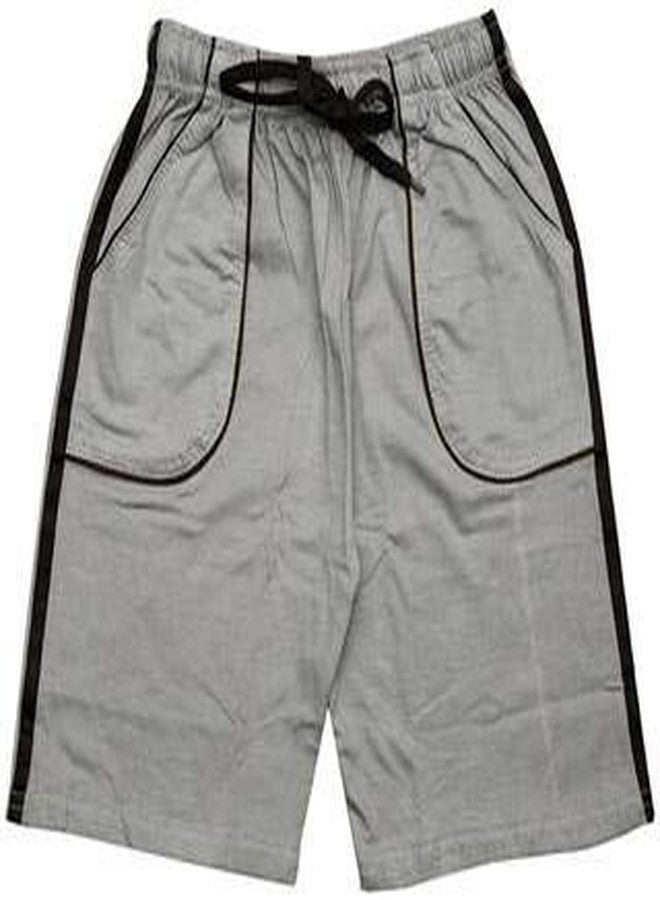 شورتات أوكارا للأطفال الرضع (OKR-COTTON-PAIN-SHORTS-BOY-PO3-5-6Y_Multicolored_5-6 Years) - Image 2