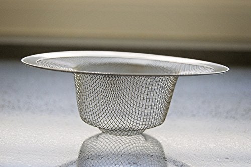Evriholder Mesh Sink Drain Catcher, Secure Fit Strainer Prevents Clogging from Food and Hair, Stainless Steel, Ideal for Kitchen, Laundry and Disposals, 4.5-Inch, 2 Pack - Image 2
