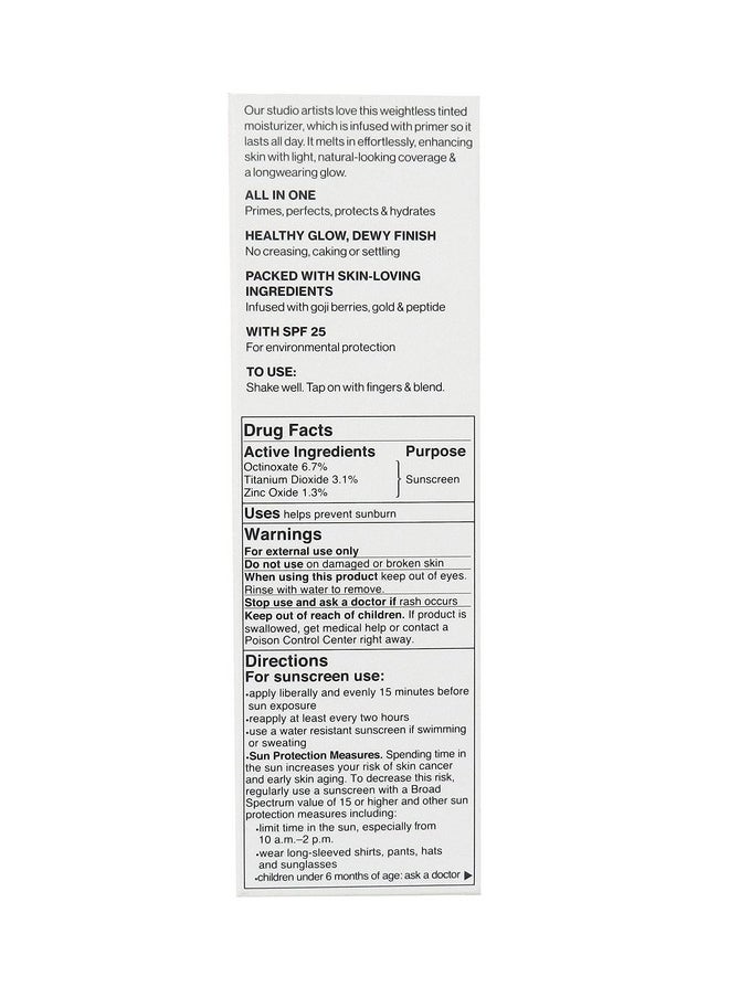SmashBox - Halo Healthy Glow Tinted Moisturizer Broad Spectrum Spf 25 With Hyaluronic Acid Medium Tan - Image 1