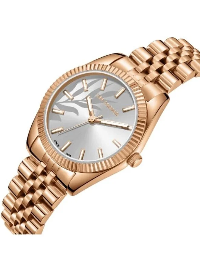 لي كوبر LEE COOPER Women Analog Silver Dial Watch - LC08102.430