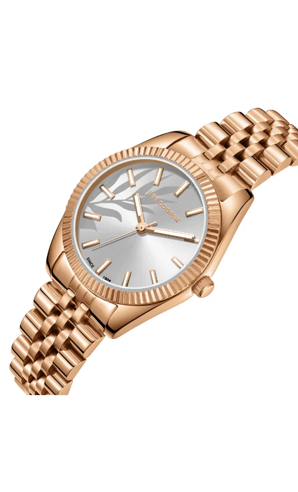 لي كوبر Women's Metal Analog Watch LC08102.430 - 32 mm