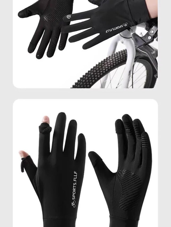 Sports Gloves With Air Cushion Anti Slip Wear Resistant Protection For Fitness Cycling And Outdoor Activities - Image 3
