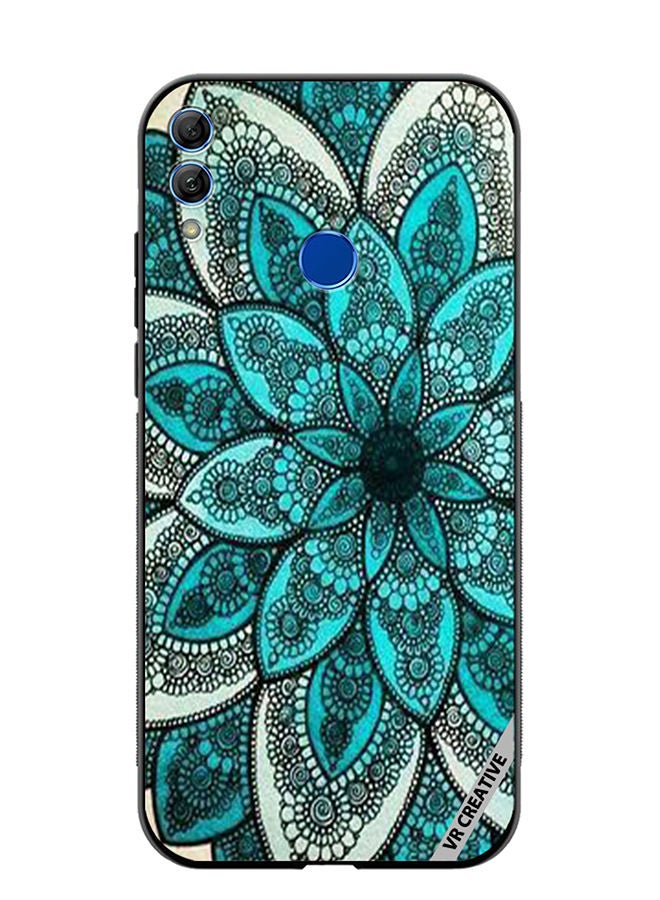 Protective Case Cover For Honor 10 Lite Mandala Design Multicolour