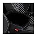Wevdn Car Center Console Cover Pad Fluffy Middle Console Pad Armrest Seat Box Cover Universal Furry Arm Rest Decoration Protector for Car Truck SUV Interior Car Accessories Black - Image 2