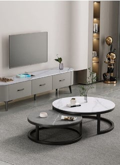 AGD 2 Round Nesting Table For Living Room  - Image 2