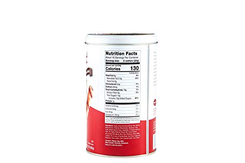 Pirouline Artisan Rolled Wafers - Dark Chocolate - 14 oz - Image 2