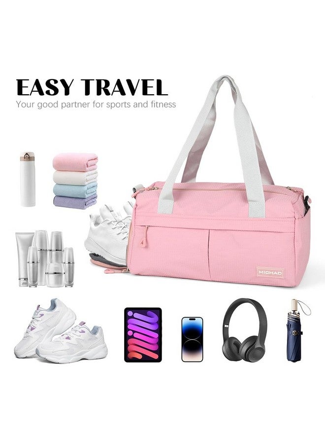 PALAY¬Æ Fitness Luggage Bag with Shoe Compartment Crossbody Bag with Handle & Shoulder Strap Fitness Bag Trip Duffle Bag Fashion Wateproof Nylon Carry-All Bag for Gym, Travel, Yoga, 38x19x19cm - Image 3