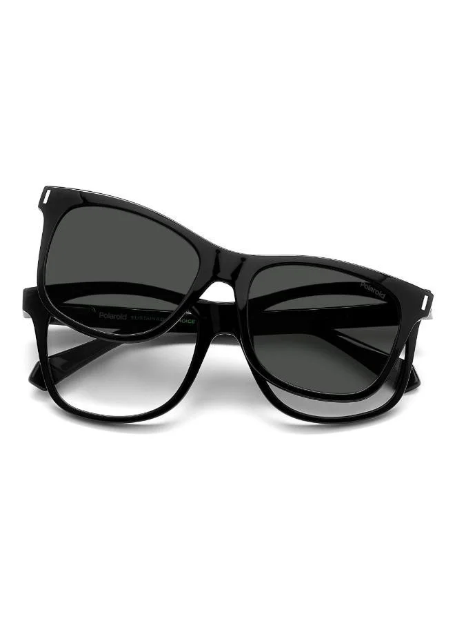 Polaroid Women's UV Protection Sunglasses Pld 6202/Cs Black 42.6 - Lens Size: 53 Mm