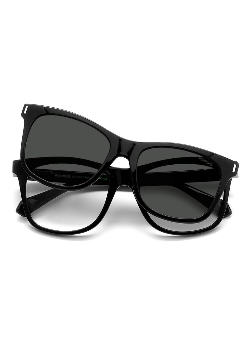 Polaroid - Women's UV Protection Sunglasses Pld 6202/Cs Black 42.6 - Lens Size: 53 Mm - Image 1