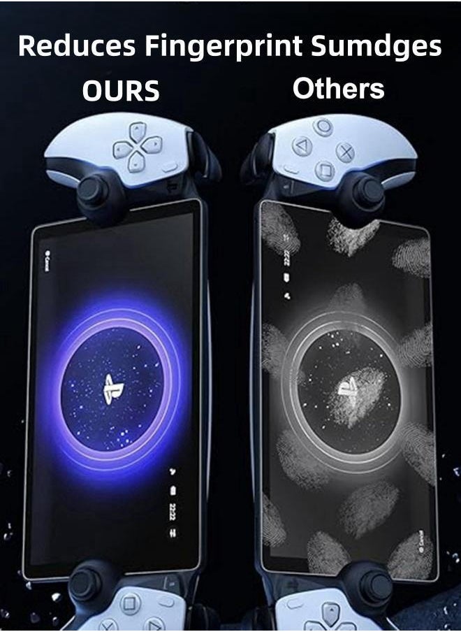 Lesha - 【3 Pack】Screen Protector for PlayStation Portal Remote Player, High-Definition, 9H Hardness, Easy to Install, Fingerprint Resistant, 8 inch Sensitive Bubble-free Screen Film for PS5 Portal 2023 - Image 1