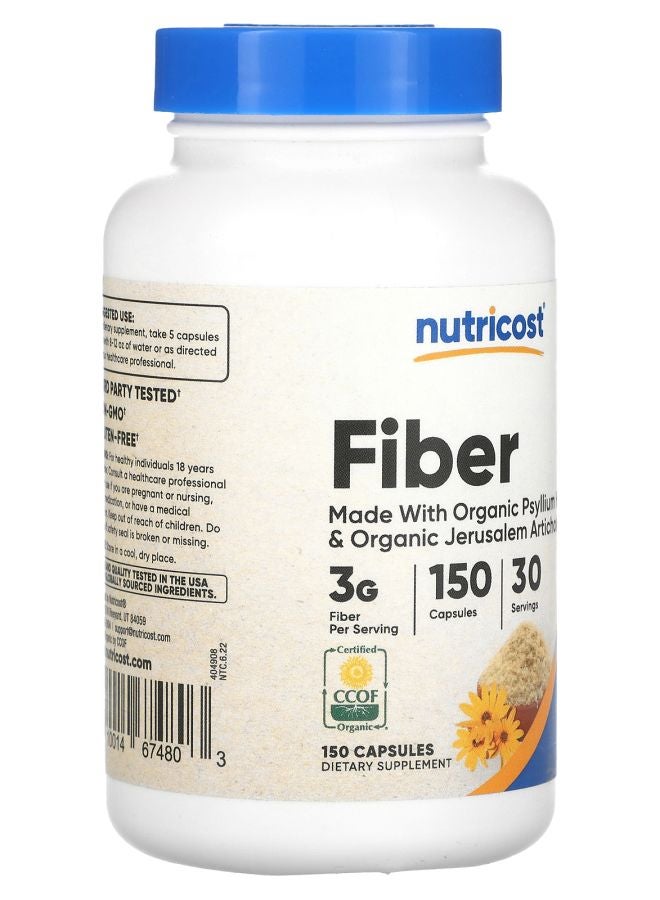 Nutricost Fiber 150 Capsules - Image 2