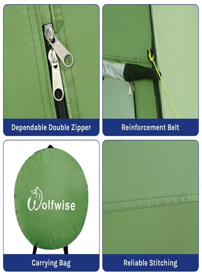 WolfWise Easy Pop Up Privacy Camping Shower Tent, Portable Outdoor Sun Shelter Camp Toilet Changing Dressing Room - Image 5
