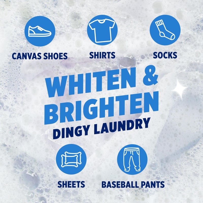 Oxiclean أوكسي كلين وايت ريفايف مبيض سائل مزيل للبقع، مبيض أكسجين مفعل بالماء للغسيل، 45 أونصة سائلة - Image 4