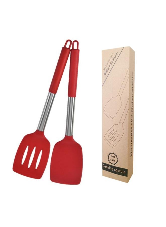 Generic - Silicone Shovel Cooking Kitchenware Leakage Shovel Dense Shovel Fried Fish Fried Egg Shovel Non-stick Pan Shovel Stir-frying Pot Silent Shovel - Image 1