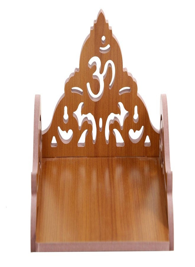 MS ENTERPRISE Wooden Singhasan Temple for God, Laddu Gopal Sinhasan for Pooja Mandir, Singhasan for Diwali, Durga Pooja, Navratri, Ganesh Chaturthi - Multicolor (5.5 * 6 * 8 Inch) (RED B) - Image 2