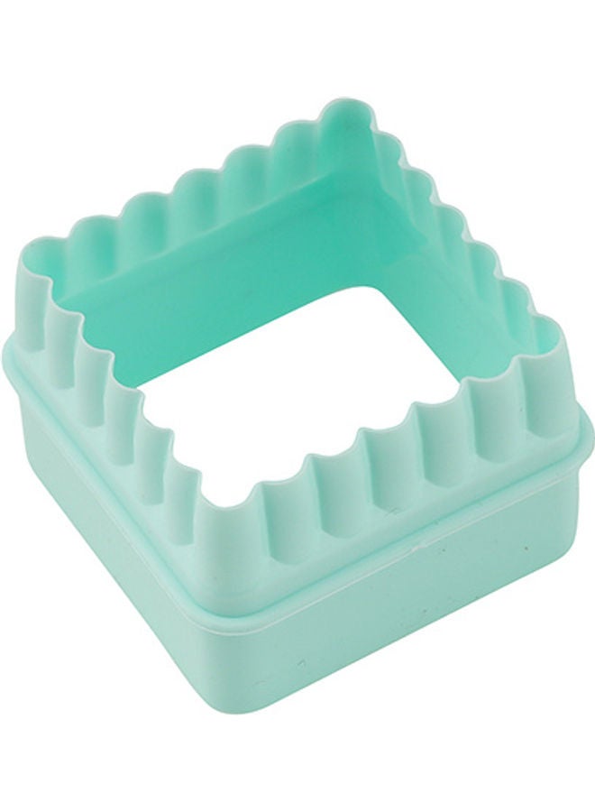 Royalford Double-Side Cookie Cutter- RF10966| Square Cookie Cutter, Fondant Cutter| Plastic Cookie Cutter| Pink and Blue Cutter| Set of 4 Multicolor - Image 4