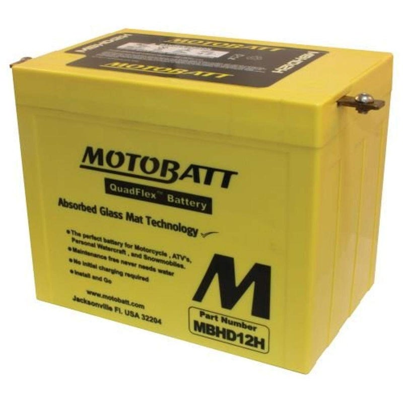 MotoBatt DB Electrical MBHD12H New Battery For Motobatt 33Ah, Harley-Davidson Fl, Flh Series 1340 1978-1984, 1200Cc 1965-1977, Ultranautics 1985-1986 Motorcycle YHD-12H Large - Image 4