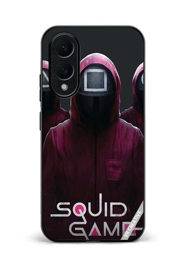 VR CREATIVE Protective Case Cover For Samsung Galaxy S25 Edge Squid Game Design Multicolour