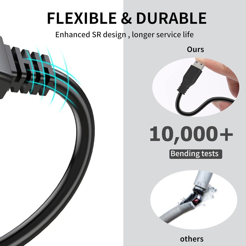كابل تمديد USB نشط 2.0 بطول 30 قدم من ذكر إلى أنثى مع شريحة تمديد ومعزز إشارة - تمديد/مكرر نشط - Image 4
