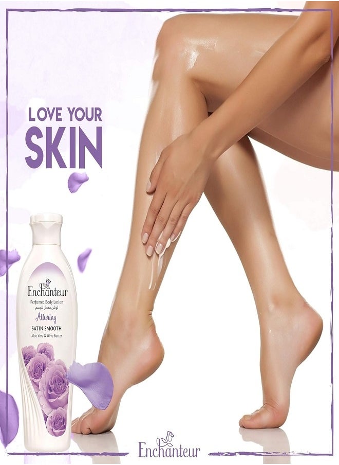 Perfumed Satin White Lotion – Alluring 250ml