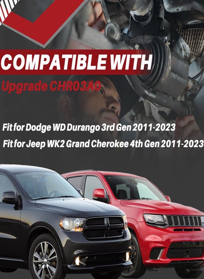 FEIMAOTUI Upgrade CHR03A0 Driveshaft Center Support Bearing Carrier Compatible with Dodge WD Durango 2011+, for Jeep WK2 Grand Cherokee 2011+ Replace 52853646AE 52853646AC (Red) - Image 4