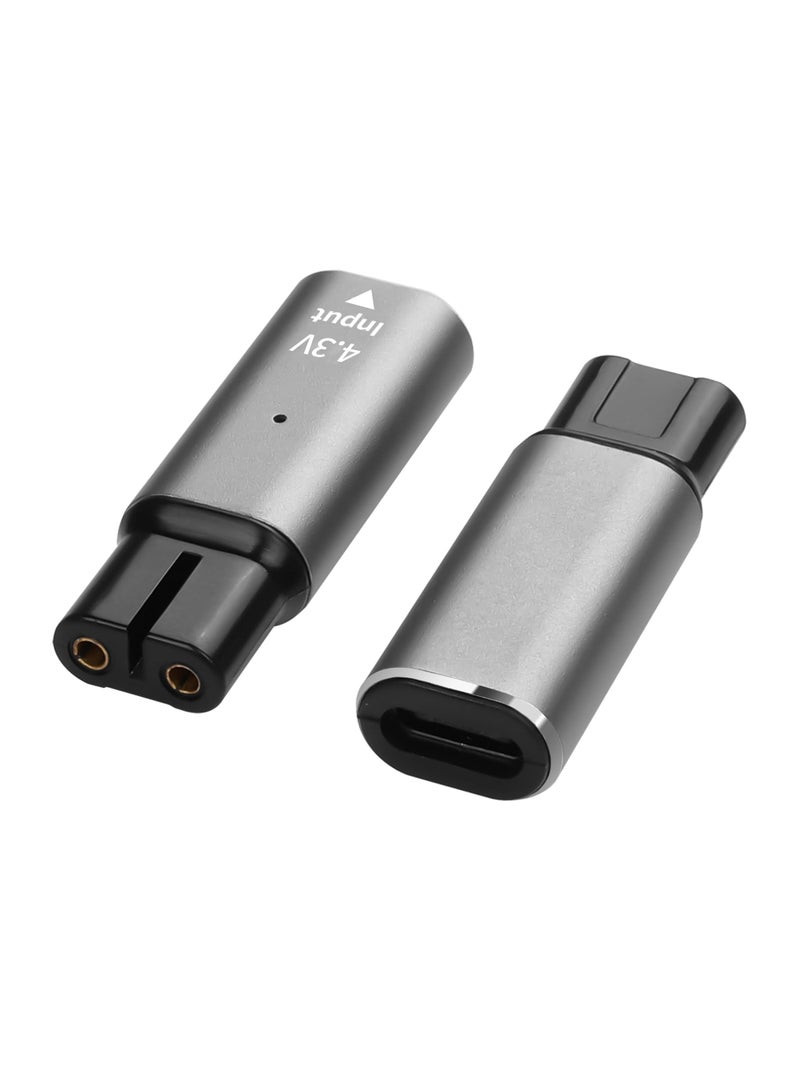 Excefore Type-C Shaver Charger Adapter, Shaver USB PD Adapter 5V 8V 15V, Charging Converter for Philips, Norelco, Oneblade, QP2520, QP2515, QP2620, A00390, HQ850, QP2530, USB Converter - Image 1