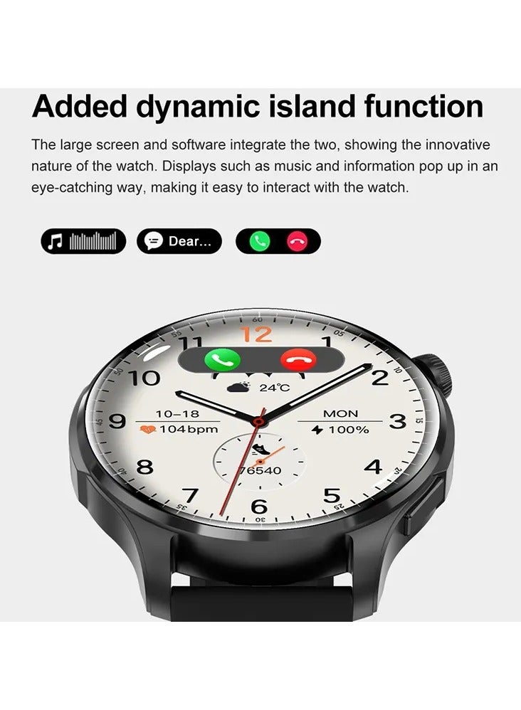 AROAQ M13 Business Smart Watch with Answer Call Function NFC Compass Body Temperature Monitor Fitness Tracker Smartwatch for Men - Image 4