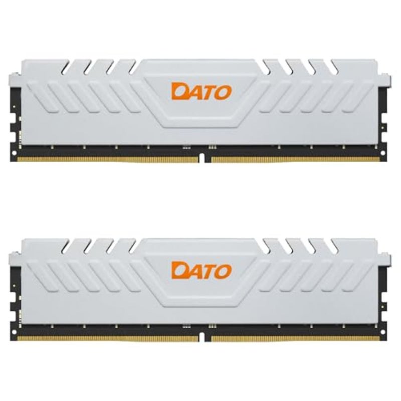 ذاكرة سطح المكتب للألعاب: DDR5 6000 ميجا هرتز، 32 جيجابايت 2x16 جيجابايت، مشتت حراري أبيض شديد، PC5-48000 CL38 1.35V غير ECC UDIMM - Image 1
