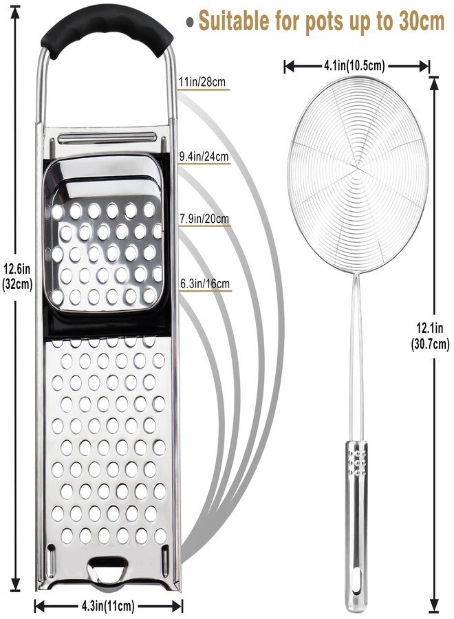 METLUCK Spaetzle Maker, METLUCK Premium Grade Stainless Steel Spaetzle Maker with Spider Strainer for Homemade Spaetzle German Egg Noodle Maker - Image 4