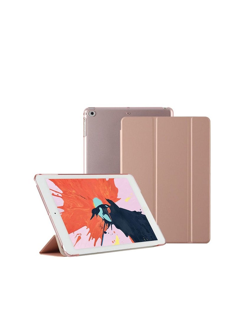 Loquat Golden iPad Three Fold Intelligent Sleep Hard Shell