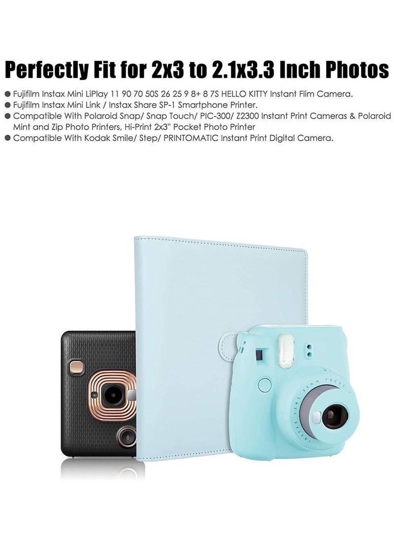 NIBEMINENT 256 Pockets Photo Album for Fujifilm Instax Mini LiPlay 11 90 70 50S 26 25 9 8+ 8 7S Instant Camera Link SP-1 Printer Polaroid Snap SnapTouch PIC-300 Z2300 Mint Zip - Image 4