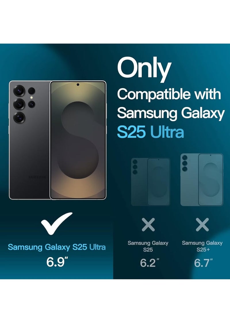 vesus Samsung Galaxy S25 Ultra Screen Protector Glass 3-Pack Anti-Scratch Ultra Resistant Clear Tempered Glass for Samsung Galaxy S25 Ultra 5G 6.9-Inch Maximum Clarity, Scratch Protection, Easy Installation. - Image 2