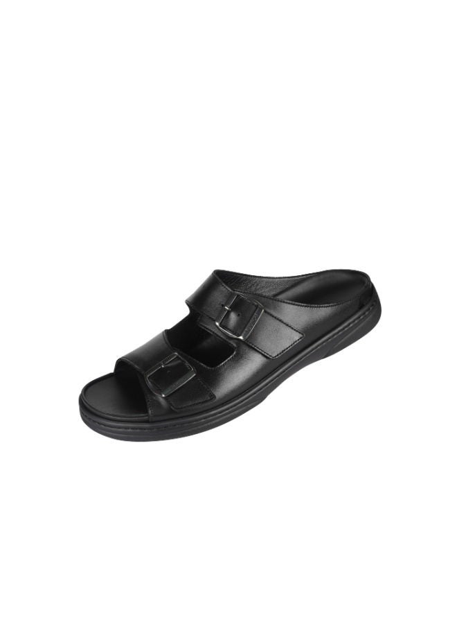 barjeel uno Barjeel Uno Mens Arabic Sandals 23810 Black  - Image 2