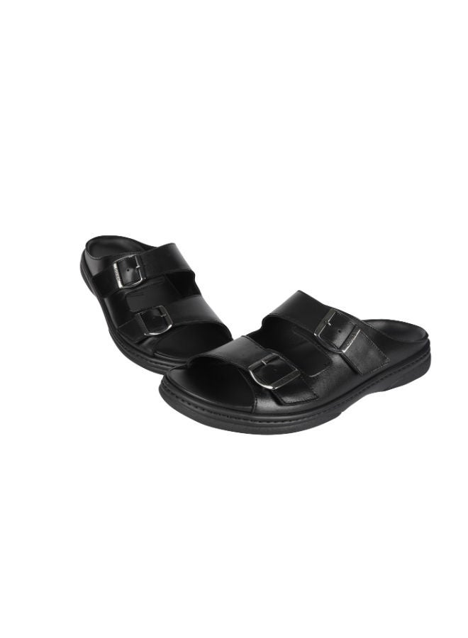 barjeel uno Barjeel Uno Mens Arabic Sandals 23810 Black  - Image 1