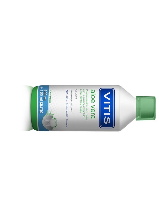 Vitis Aloe Vera Mouthwash 500ml - Image 2