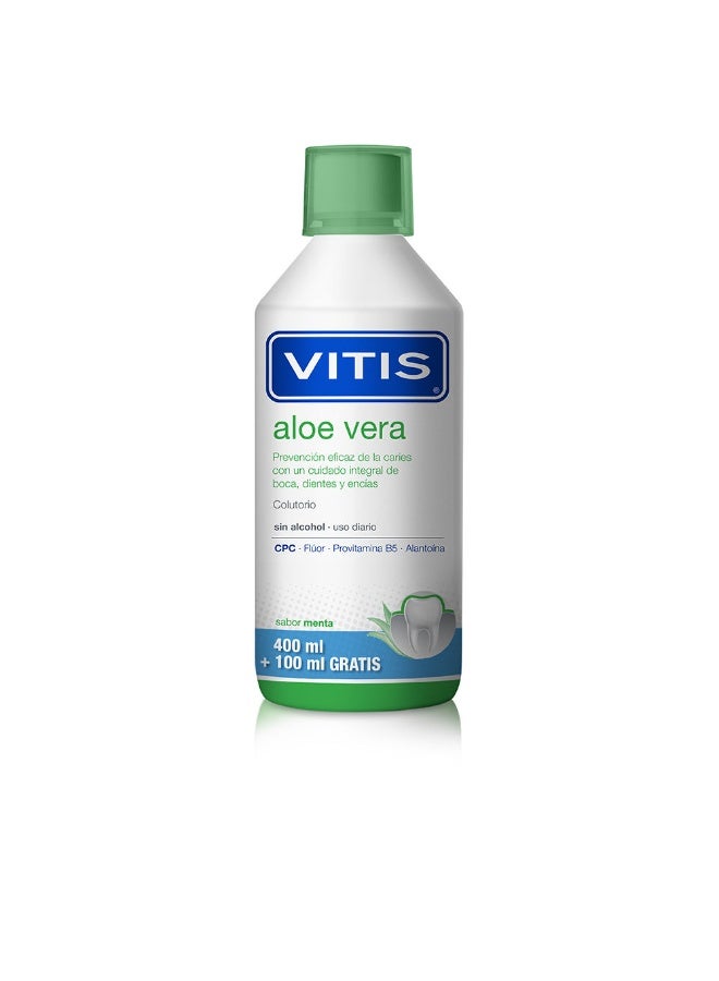 Vitis Aloe Vera Mouthwash 500ml - Image 1