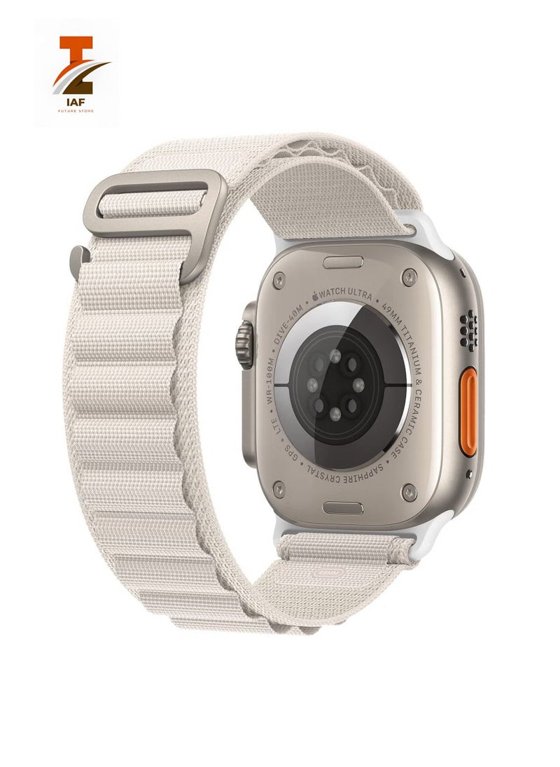 IAF - Loop Nylon Bands 42mm/44mm/45mm/49mm Compatible with Apple Watch Ultra ,Adjustable Sport with Titanium G-Hook Braided bands for iWatch Series 8/7/6/5/4/3/2/1/SE,Women Men - Image 1
