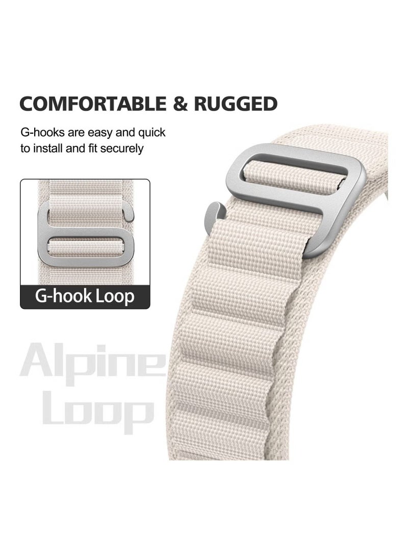 IAF - Loop Nylon Bands 42mm/44mm/45mm/49mm Compatible with Apple Watch Ultra ,Adjustable Sport with Titanium G-Hook Braided bands for iWatch Series 8/7/6/5/4/3/2/1/SE,Women Men - Image 1