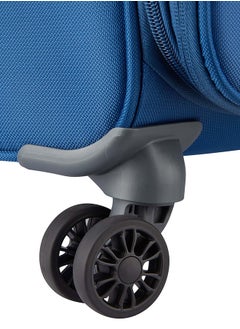 DELSEY Maringa 4 Double Wheels Expandable Soft Large Trolley Size 82 CM / 32 Inch Blue  - Image 4